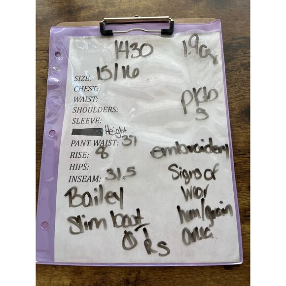 Hydraulic Womens 15/16 Bailey Slim Boot Distressed Blue Jeans Rodeo - Picture 10 of 10